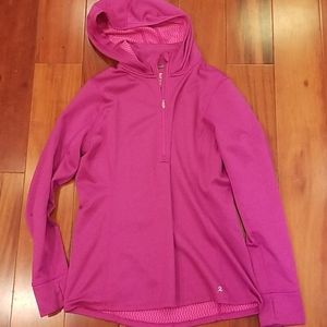 Energy Zone hooded purple sweatshirt w/ thumb hole